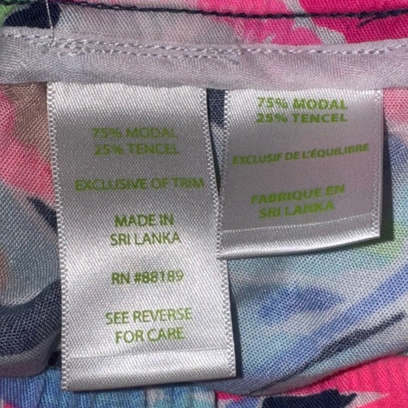 Lilly Pulitzer Women's Madeira Pants High Tide Navy Tropic Multi Size 2. VGUC - Picture 11 of 14